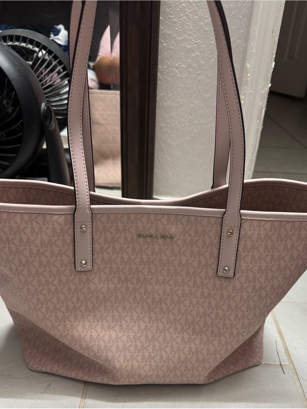 Michael Kors Blush Pink MK Logo Tote
